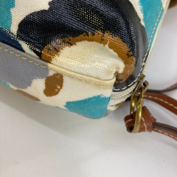 FOSSIL SMALL COATTED CANVAS BLUEPRINT CROSSBODY BAG (ASIS) - Picture 8 of 16
